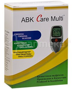 Прибор для измерения глюкозы, холестерина и триглицеридов в крови ABK Care Multi