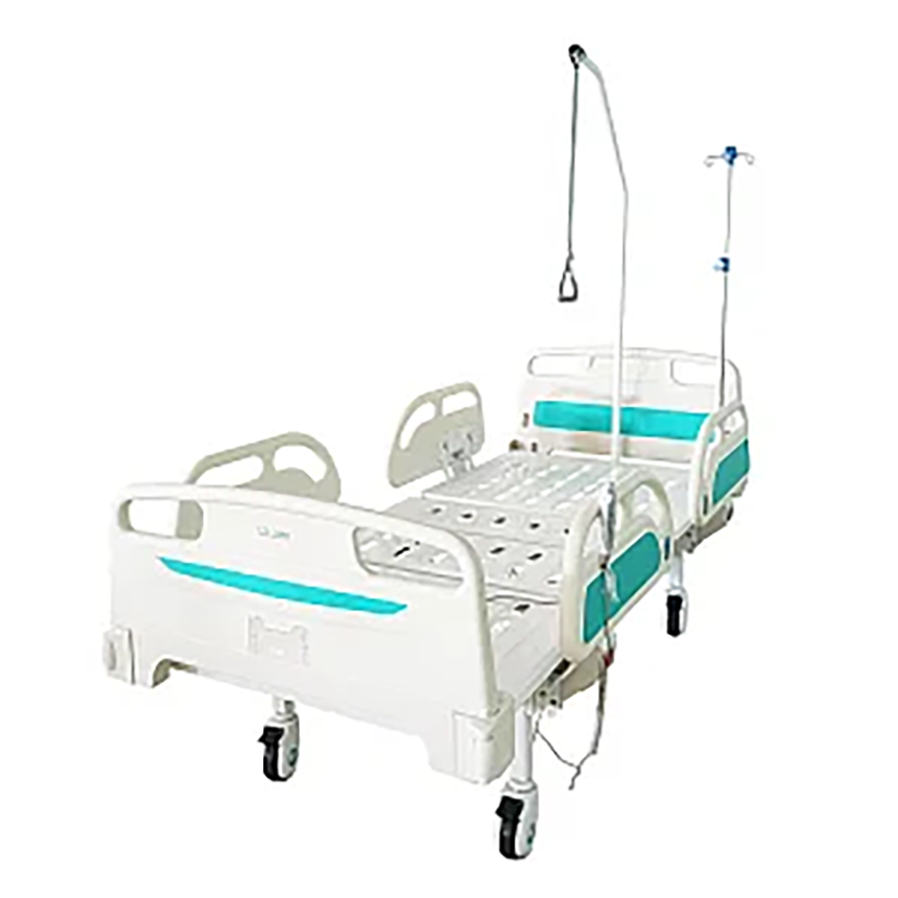 Кровать медицинская "KZMED" (204E спинки и боковые ограждения ABS)